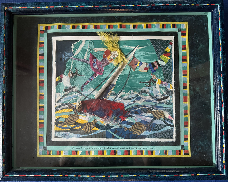 “I Awoke from a Dream”, Collage, 12” x 10”