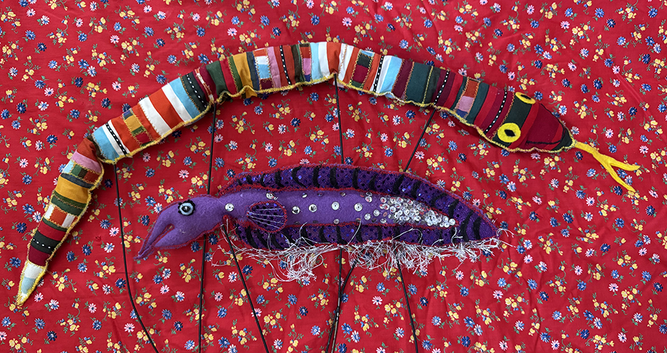 Duck, Sheep and Hen Puppets